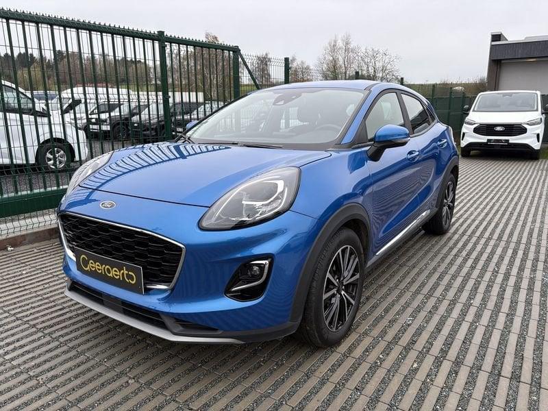 Ford Puma Ecoboost mHEV Titanium, Voorwielaandrijving, Stof, Blauw, 127 g/km