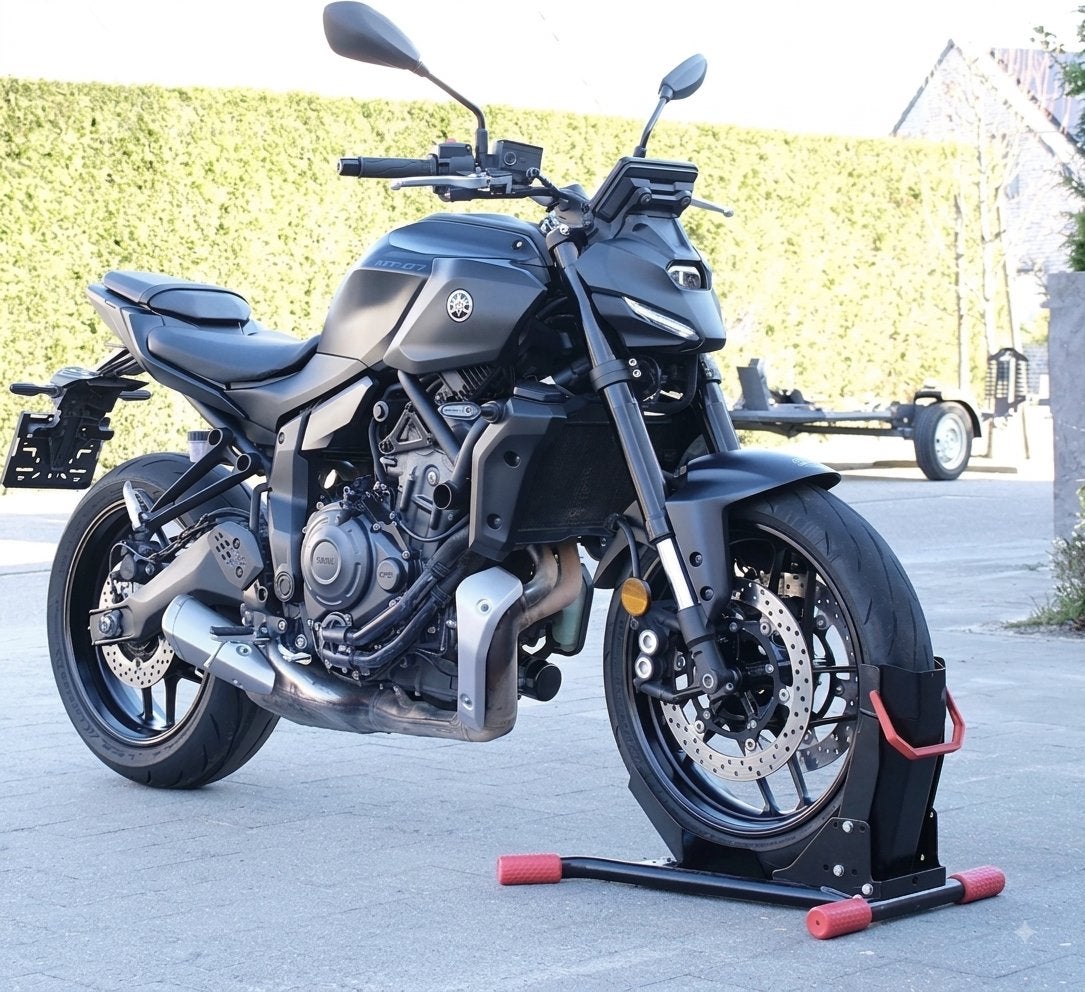 Mt07 35kw 4000km tech black, 2 cilinders, Gebruikt, Particulier, ABS
