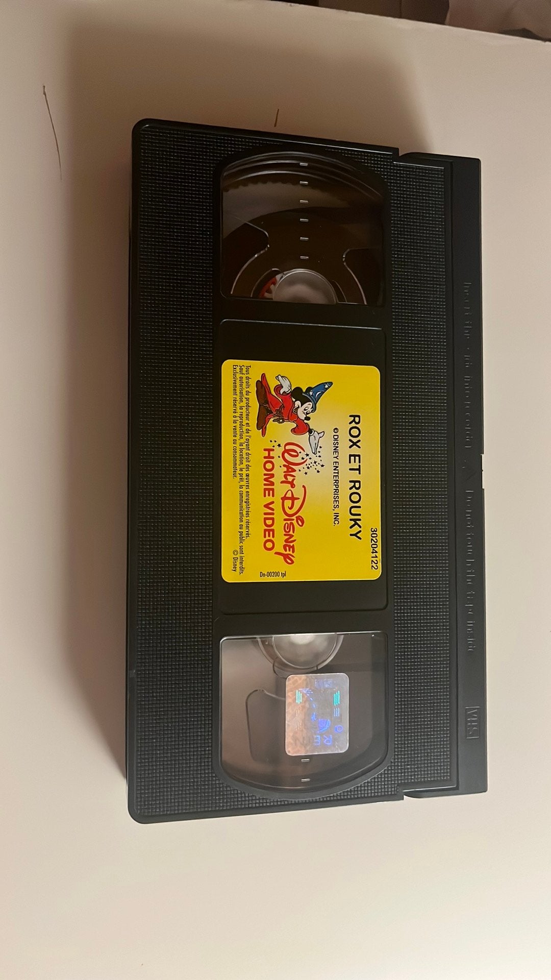 Cassette VHS ROX ET ROUKY walt disney home video officiel, CD & DVD, Enlèvement ou Envoi, Comme neuf, VHS