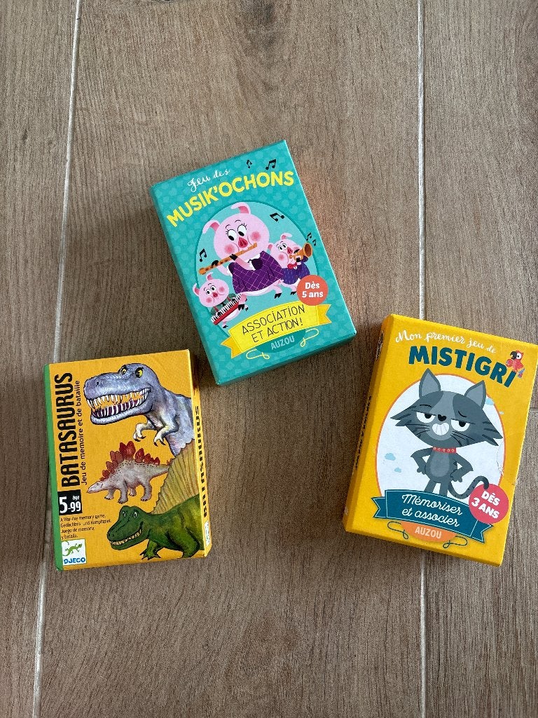 Djeco Auzou - jeux de société, Hobby en Vrije tijd, Gezelschapsspellen | Kaartspellen, Een of twee spelers, Ophalen, Gebruikt