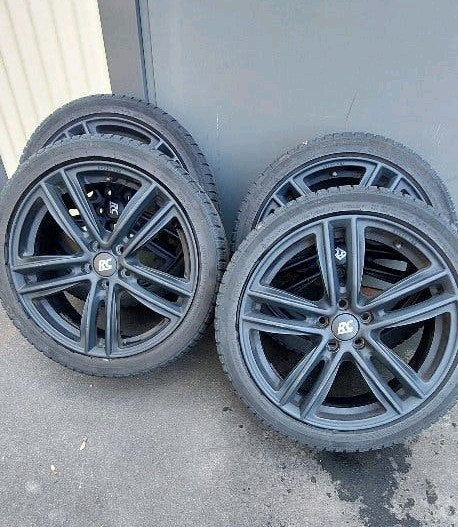 Pneus Continental sur jantes 215/40 R17, Enlèvement, Utilisé, Autre, Pneus hiver