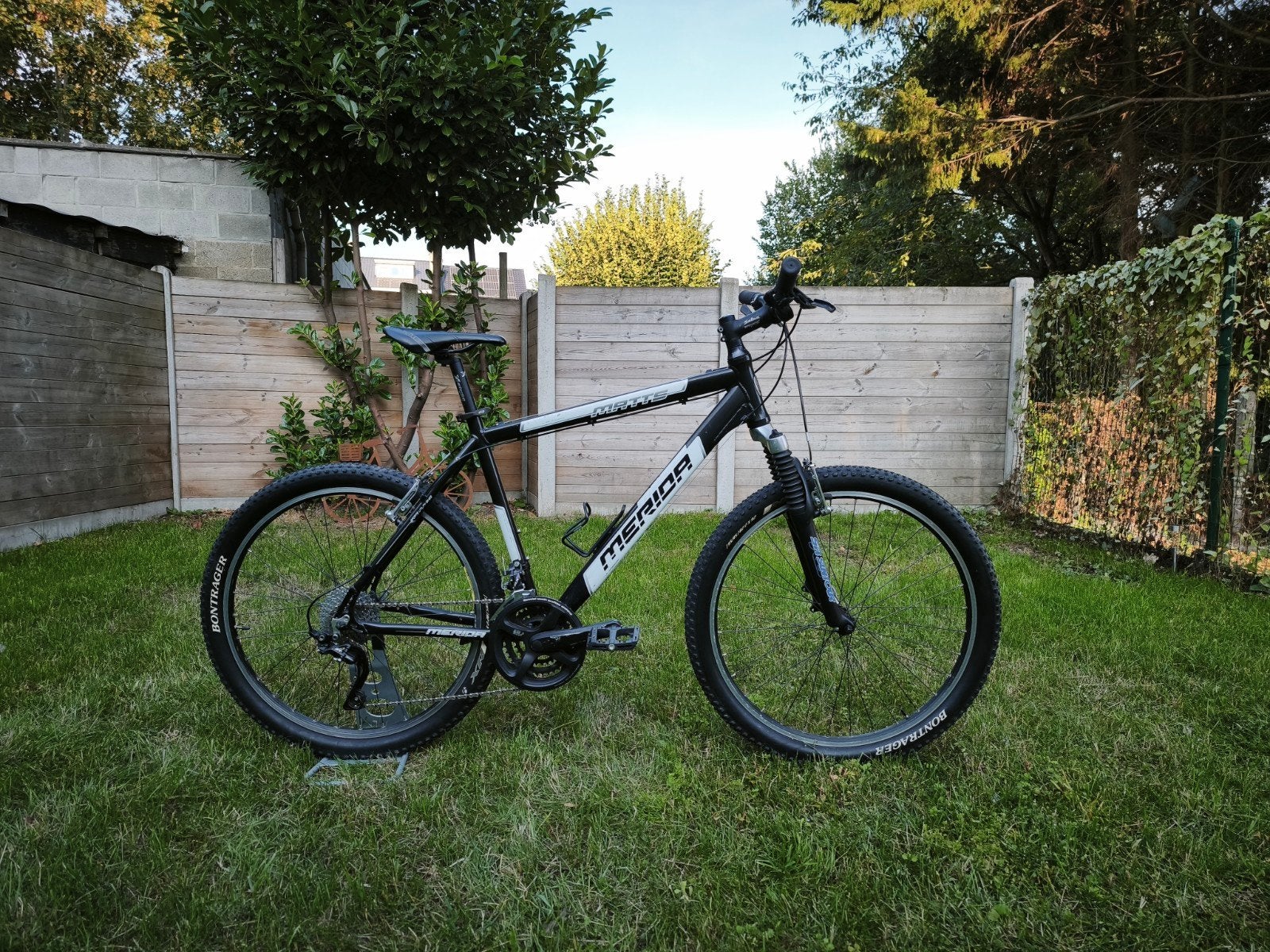 Merida Matts Sport Mountainbike — Shimano Deore/SLX (9x3 ver, Ophalen, 24 inch of meer, Velgrem, V-brakes