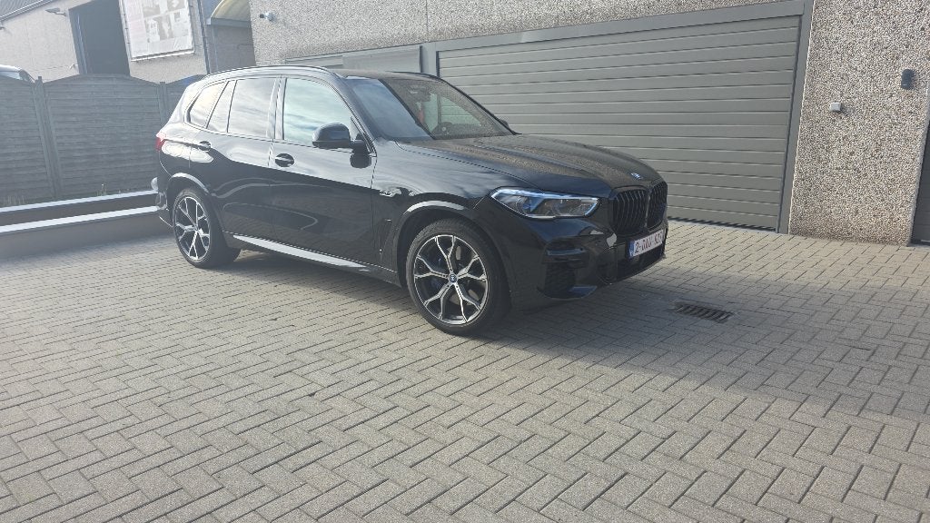 BMW X5, Auto's, Automaat, Dealer onderhouden, Lederen bekleding, Zwart