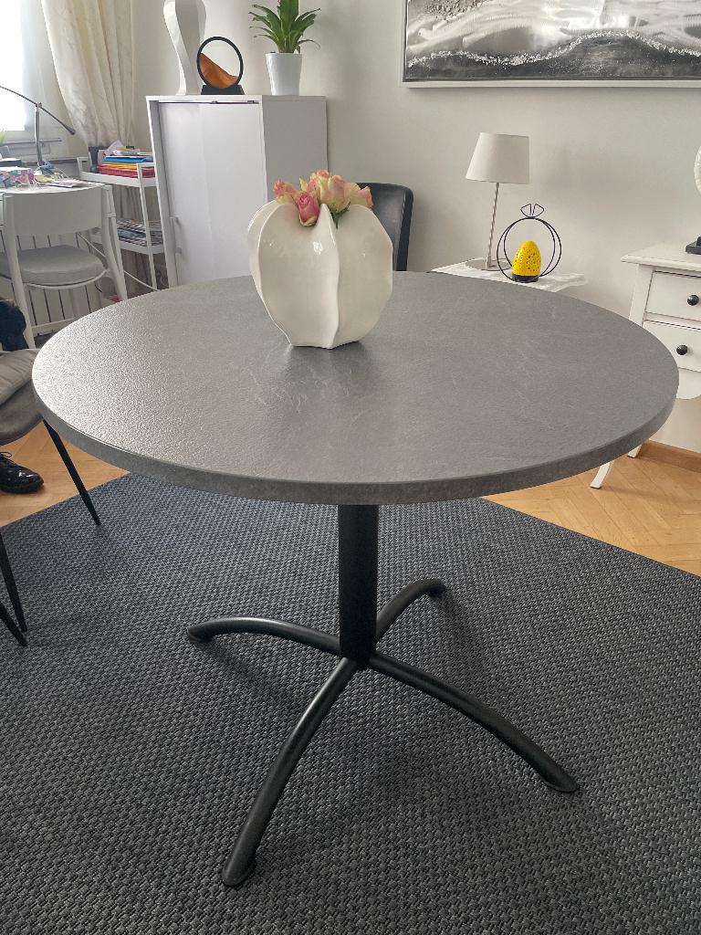 Table, Enlèvement, Comme neuf, Rond, Autres matériaux
