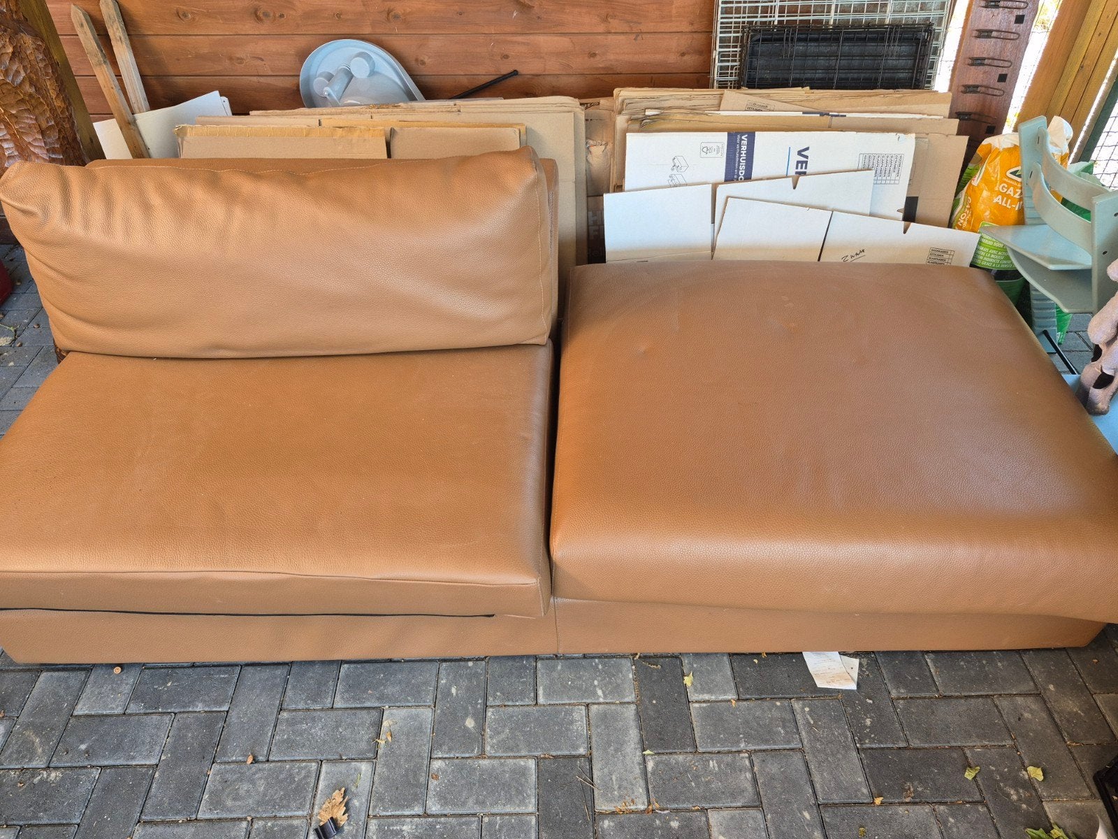 zetel leder, Ophalen