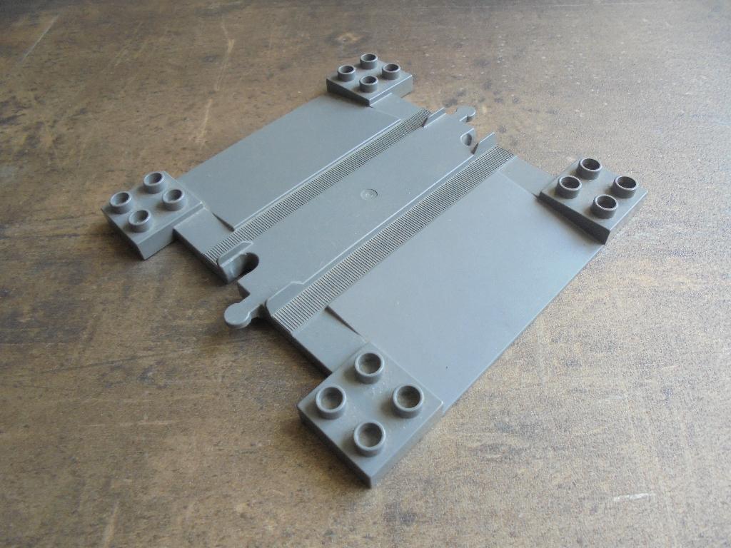 Lego Duplo Train Track with Ramps Car Crossing (zie foto's), Ophalen of Verzenden, Gebruikt, Losse stenen, Duplo