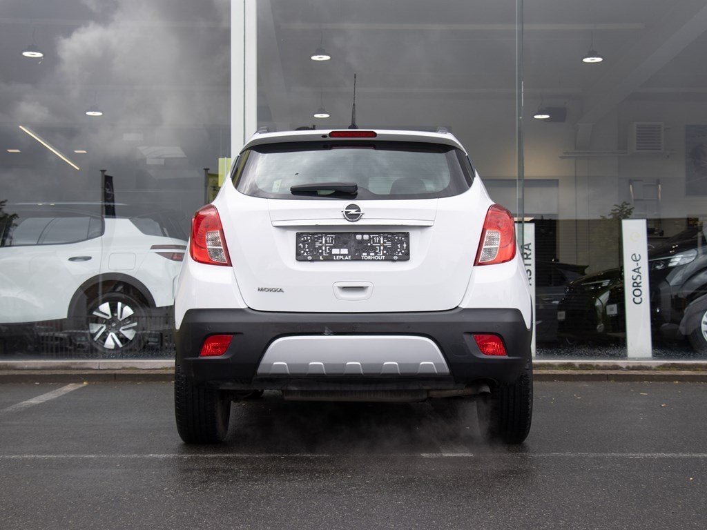 Opel Mokka Enjoy 1.6 MT5 116PK|AIRCO|NAVIGATIE|SENSOREN, Auto's, 116 pk, Wit, 5 deurs, SUV of Terreinwagen