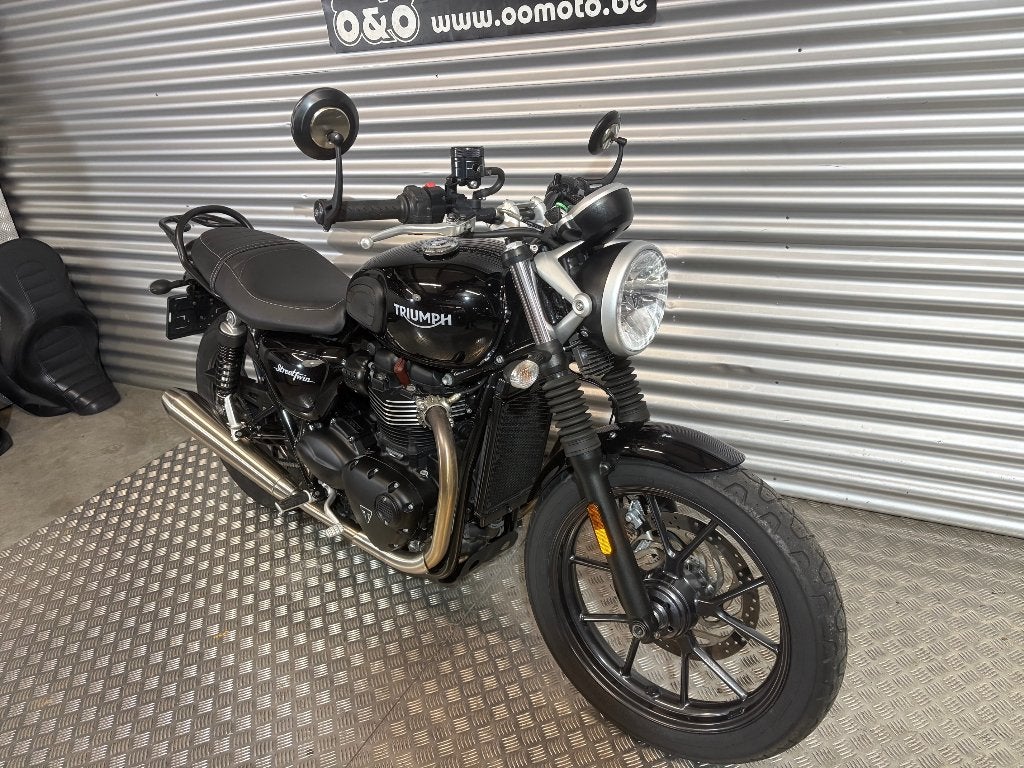 Triumph Street Twin 900 ABS + Garantie + entretien GRATUIT!, Motos, Permis Moto A, Entreprise, Occasion, Plus de 35 kW