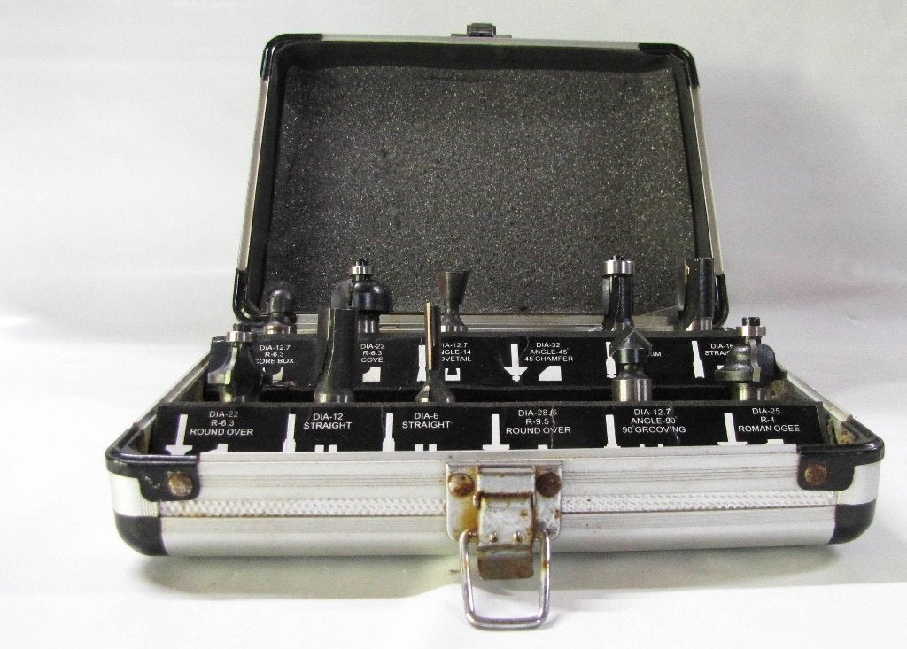 Bovenfreezen set  van 10 stuks, Ophalen, Nieuw, Bovenfrees, Power tool