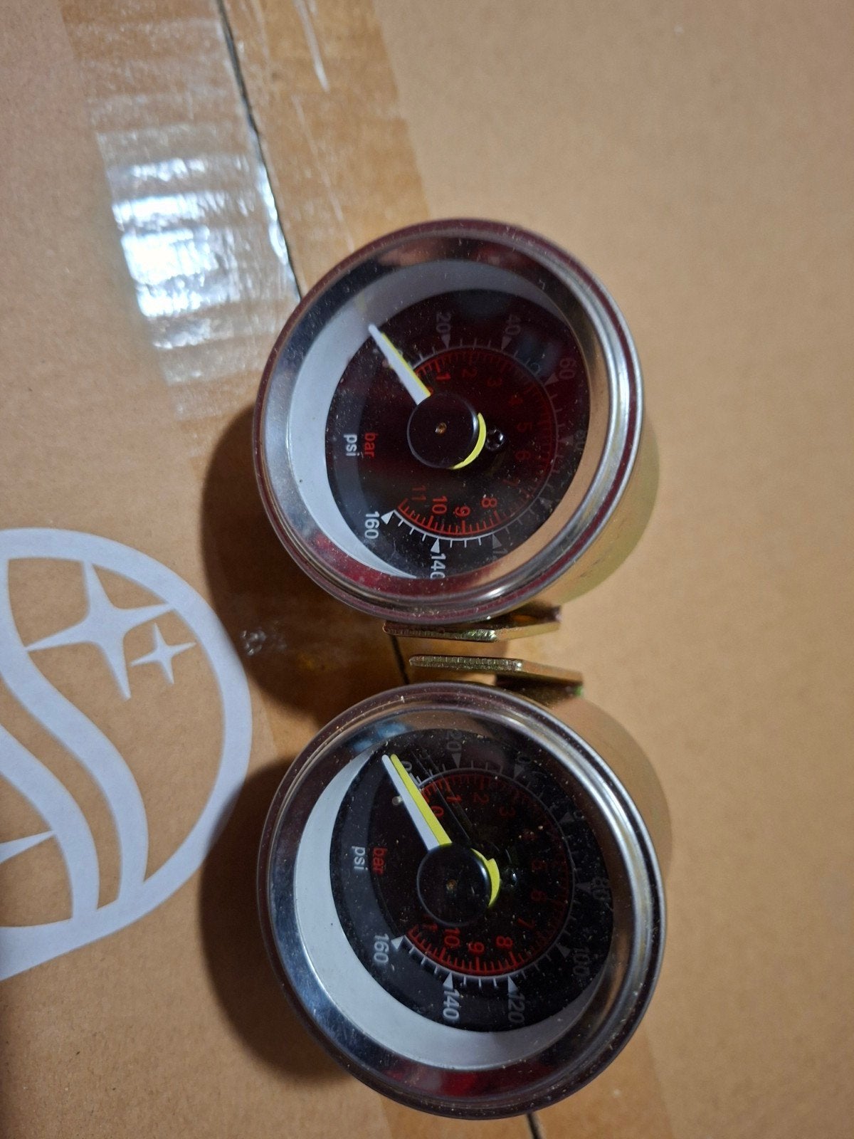 airride meters viair dubbel naald, Ophalen