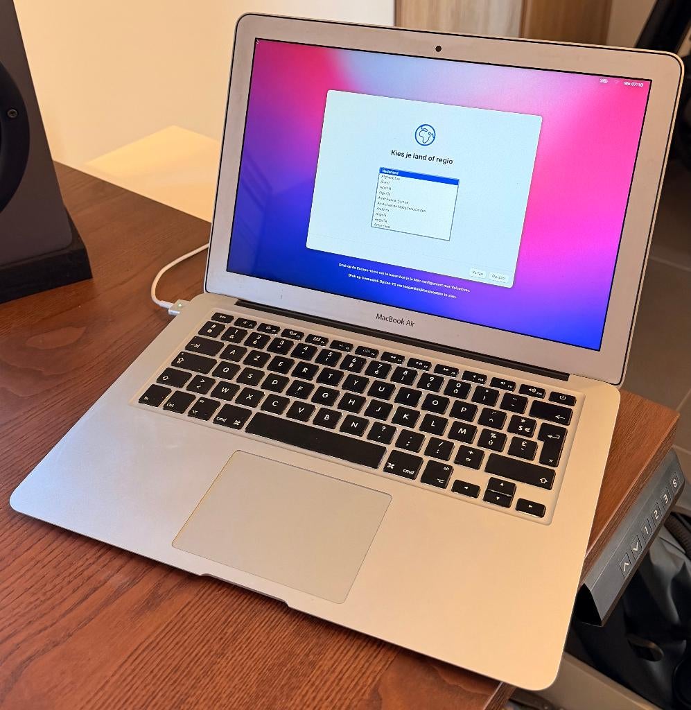 MacBook Air 13" 2015 - 256GB - AZERTY - Monterey, 256 GB, Enlèvement ou Envoi, 13 pouces, Moins de 2 Ghz