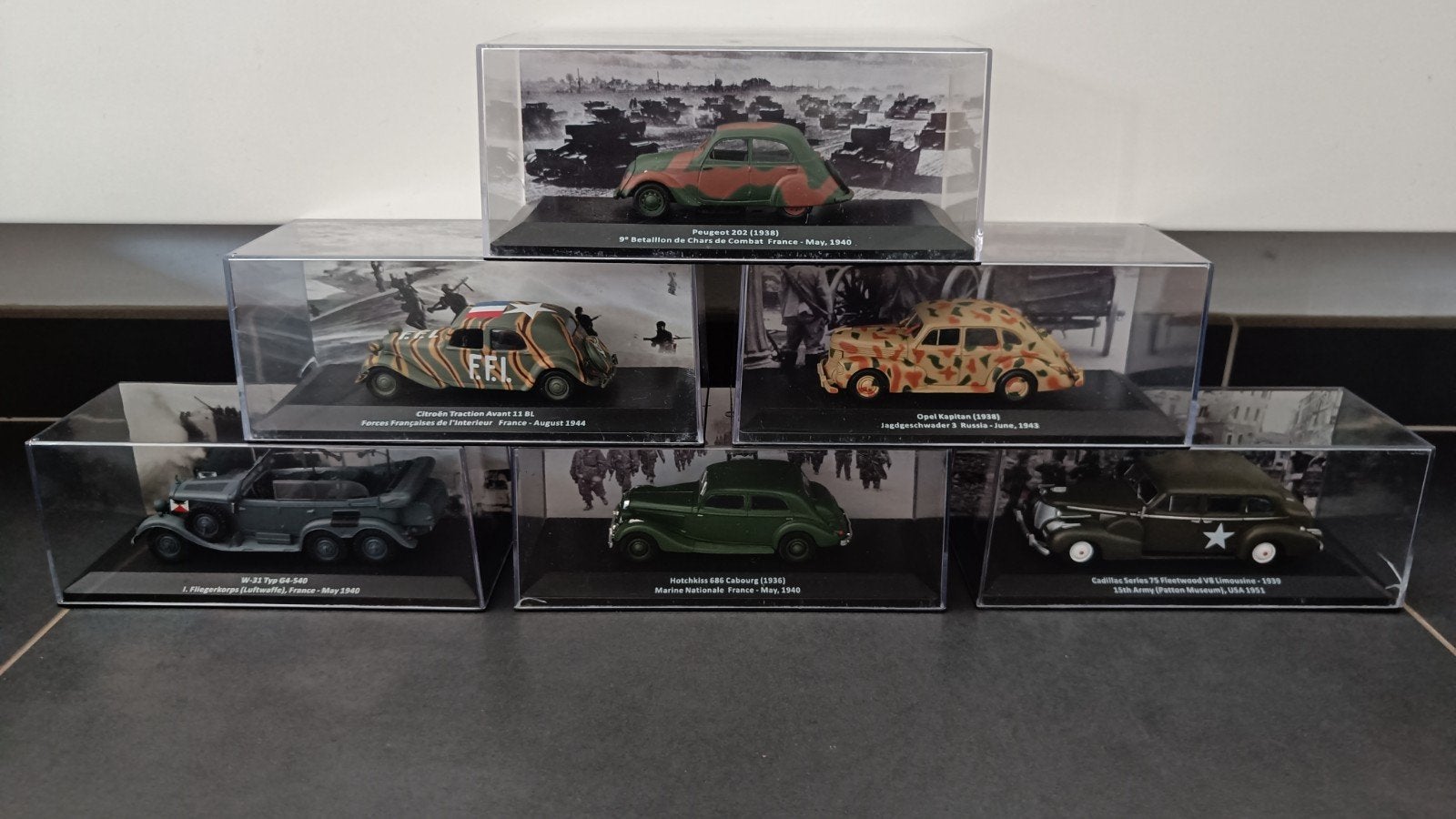 Militaire modelauto's 1:43., Ophalen of Verzenden