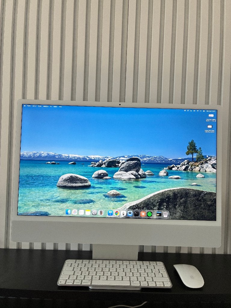 Apple iMac 24" (2021) 8GB/256GB 7 core GPU Zilver AZERTY, Computers en Software, Apple Desktops, Ophalen, 256 GB, 8 GB, IMac