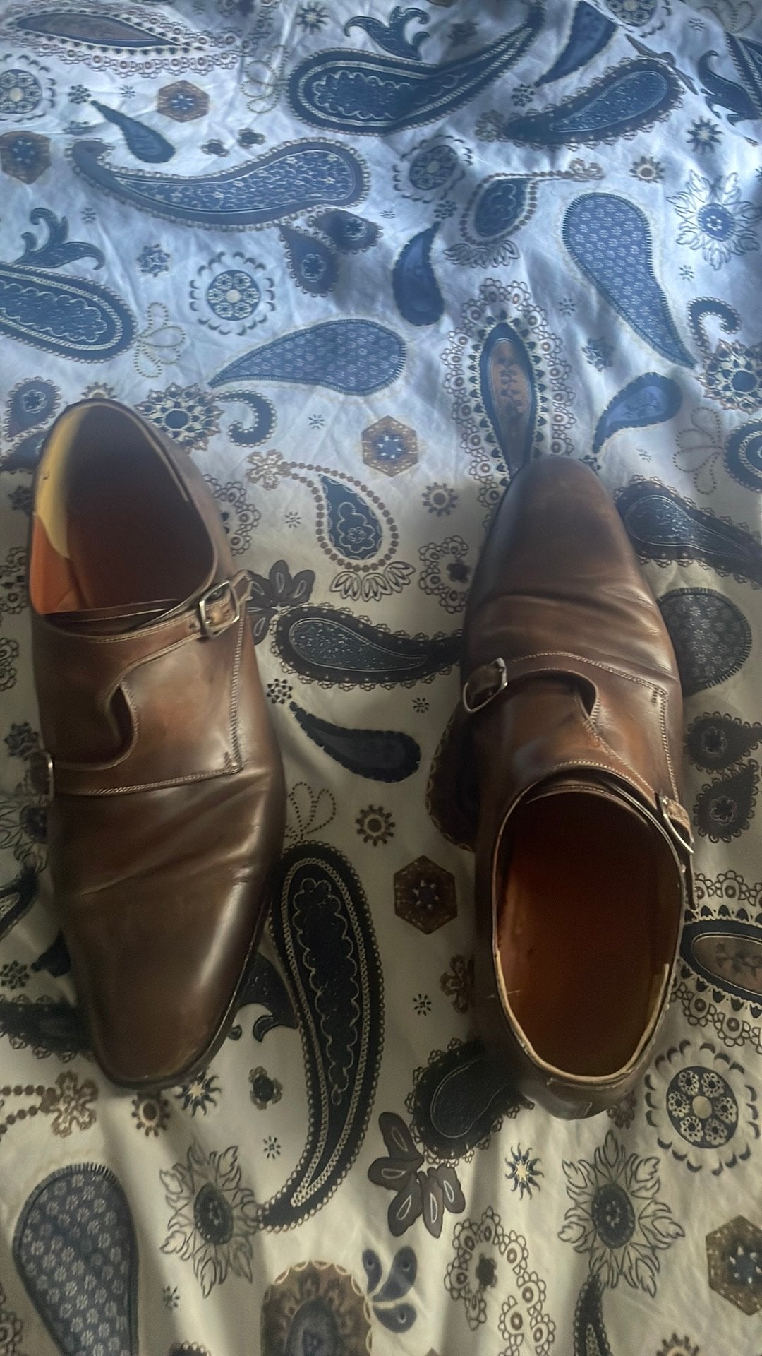 Chaussure Bollini en cuir à double lanière, Vêtements | Hommes, Chaussures, Enlèvement ou Envoi, Comme neuf, Brun, Chaussures à boucles