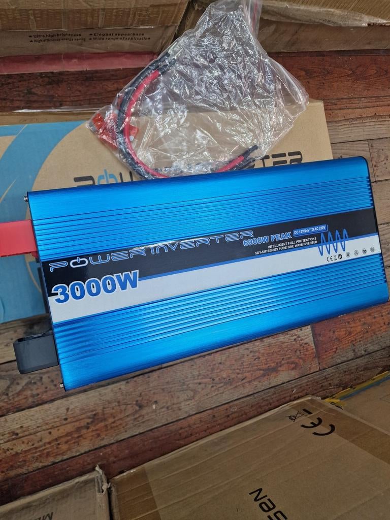 Convertisseur 3000W 12V/24V 220V PUR SINUS. Intelligent full