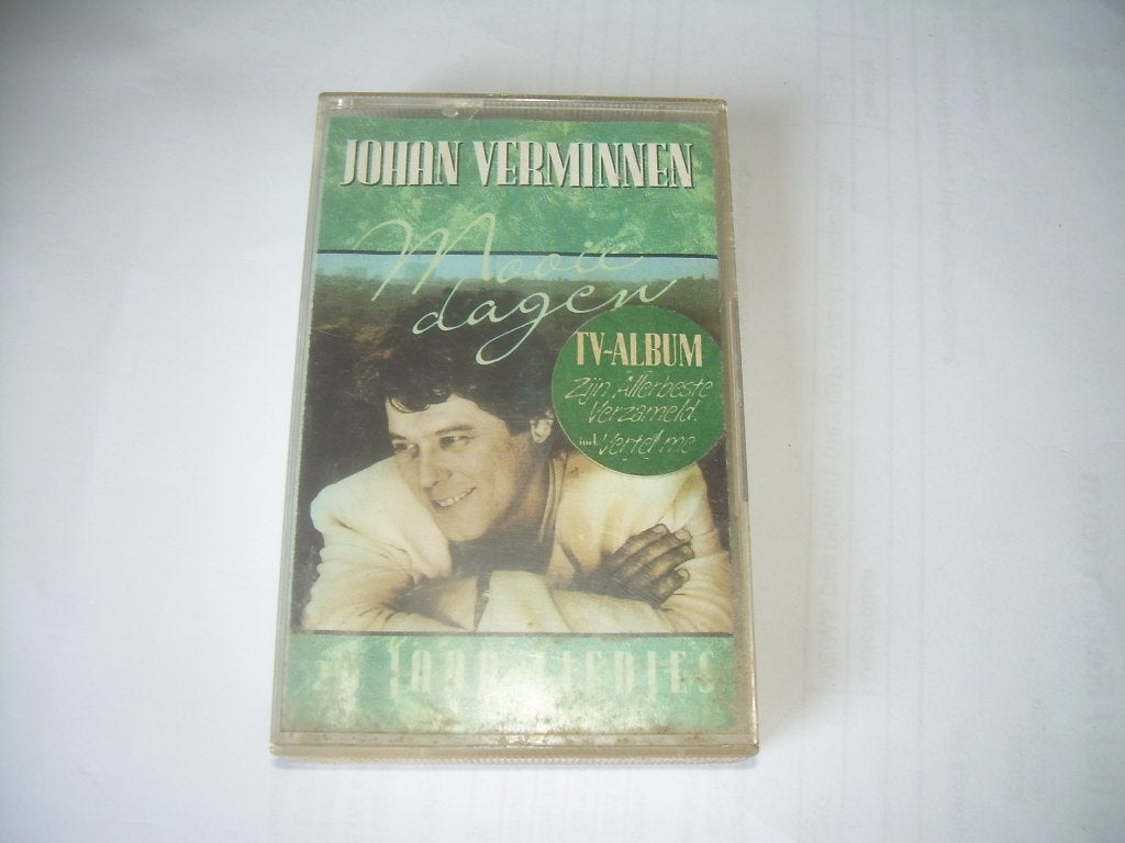 CASSETTE - JOHAN VERMINNEN - MOOIE DAGEN, 1 bandje, Ophalen of Verzenden, Zo goed als nieuw, Origineel