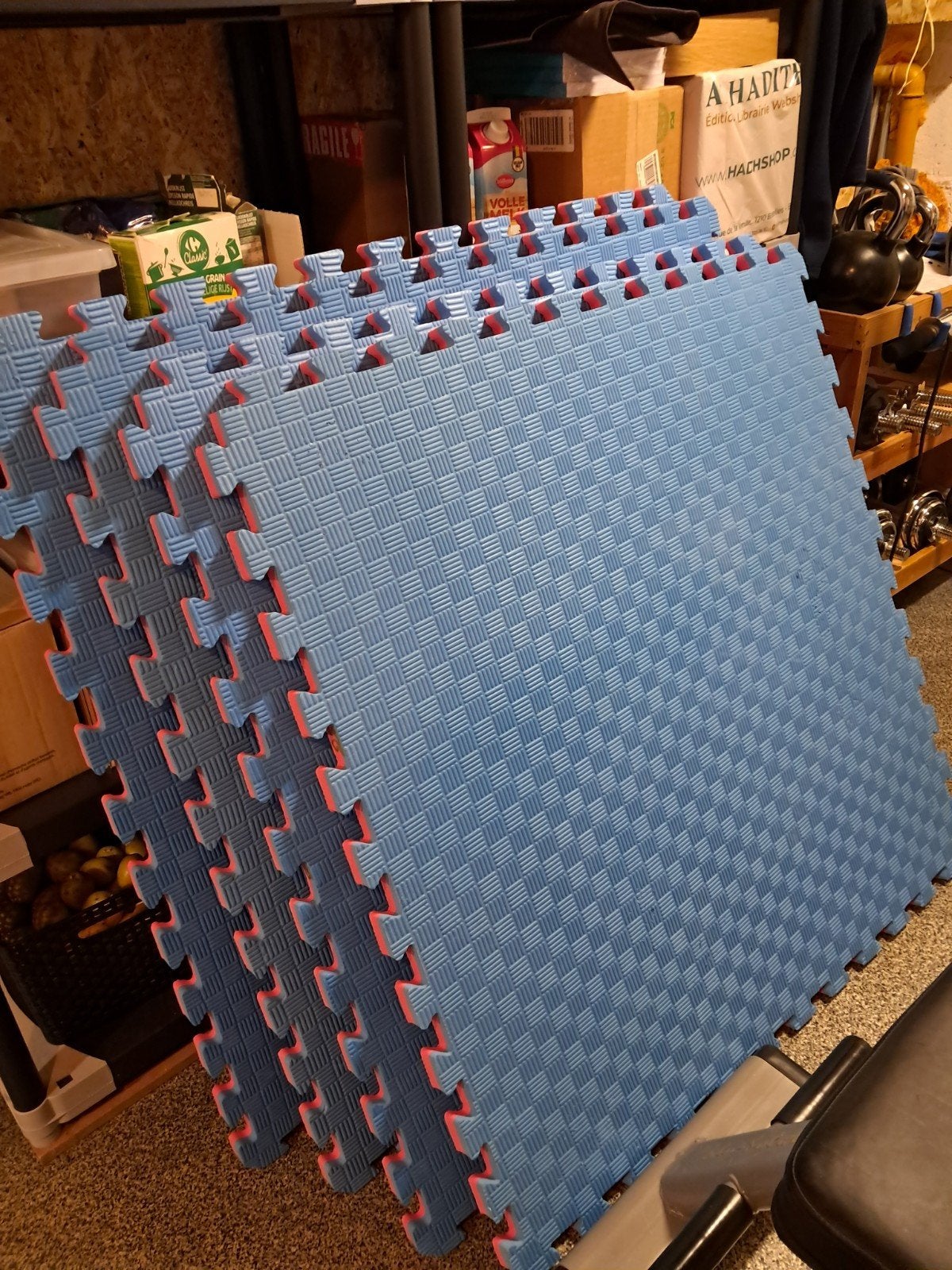 Tatamis , fitness ,Gymnastique, Tapis de sport, Ophalen, Zo goed als nieuw
