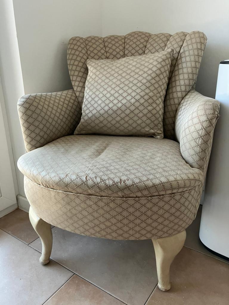 A DONNER - 2 Fauteuils d’époque, Maison & Meubles, Enlèvement, Utilisé, Tissus