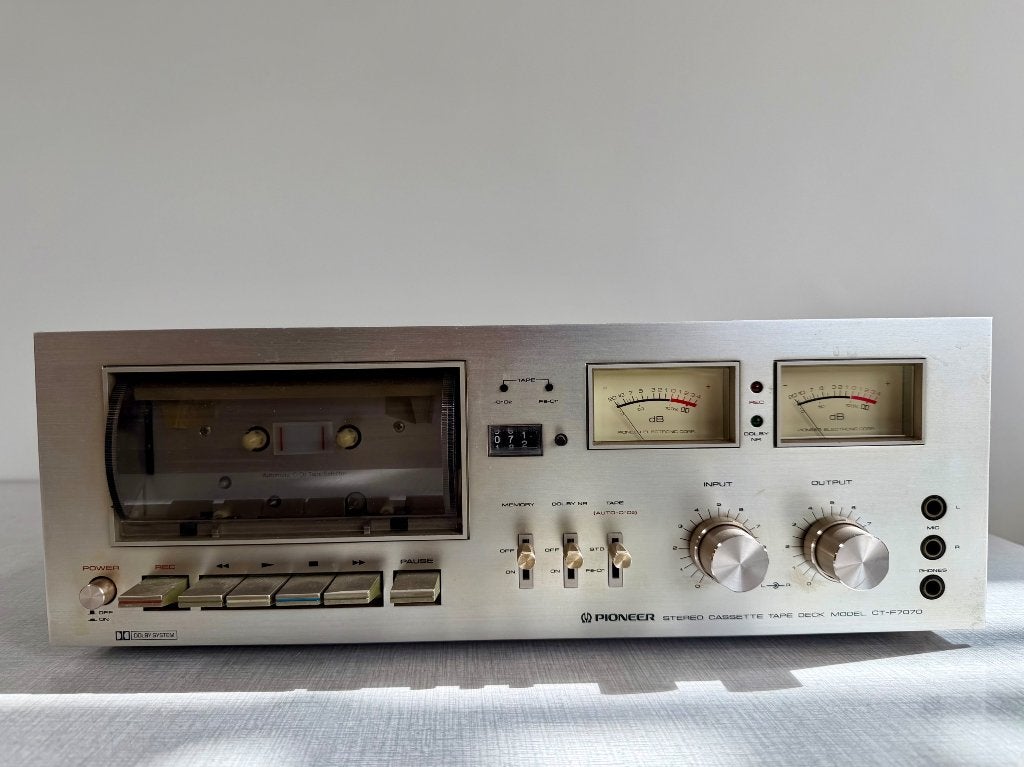 Pioneer CT-F 7070 tape deck, Enlèvement