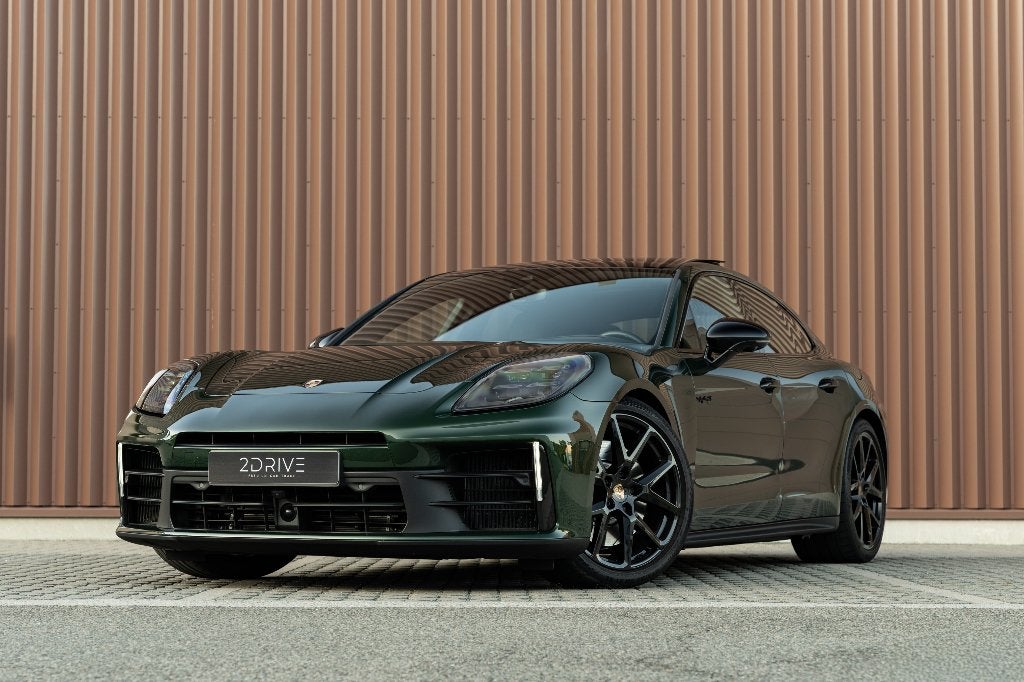 Porsche Panamera 4 E-Hybrid 2.9 V6 | Oak Green Metallic Neo, Autos, Porsche, Cuir, Achat, Euro 6, Entreprise