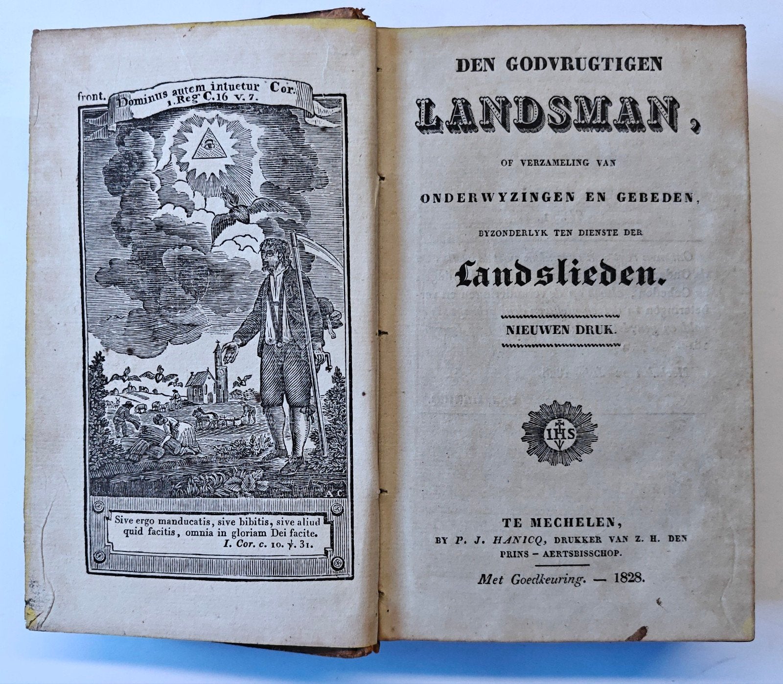 den Godvrugtigen Landsman... 1828., Ophalen of Verzenden