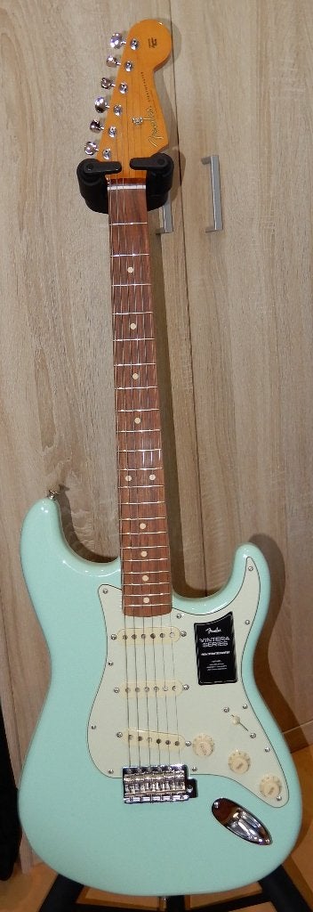 Fender Stratocaster Vintera '60s Surf Green, Musique & Instruments, Enlèvement, Utilisé, Solid body, Fender
