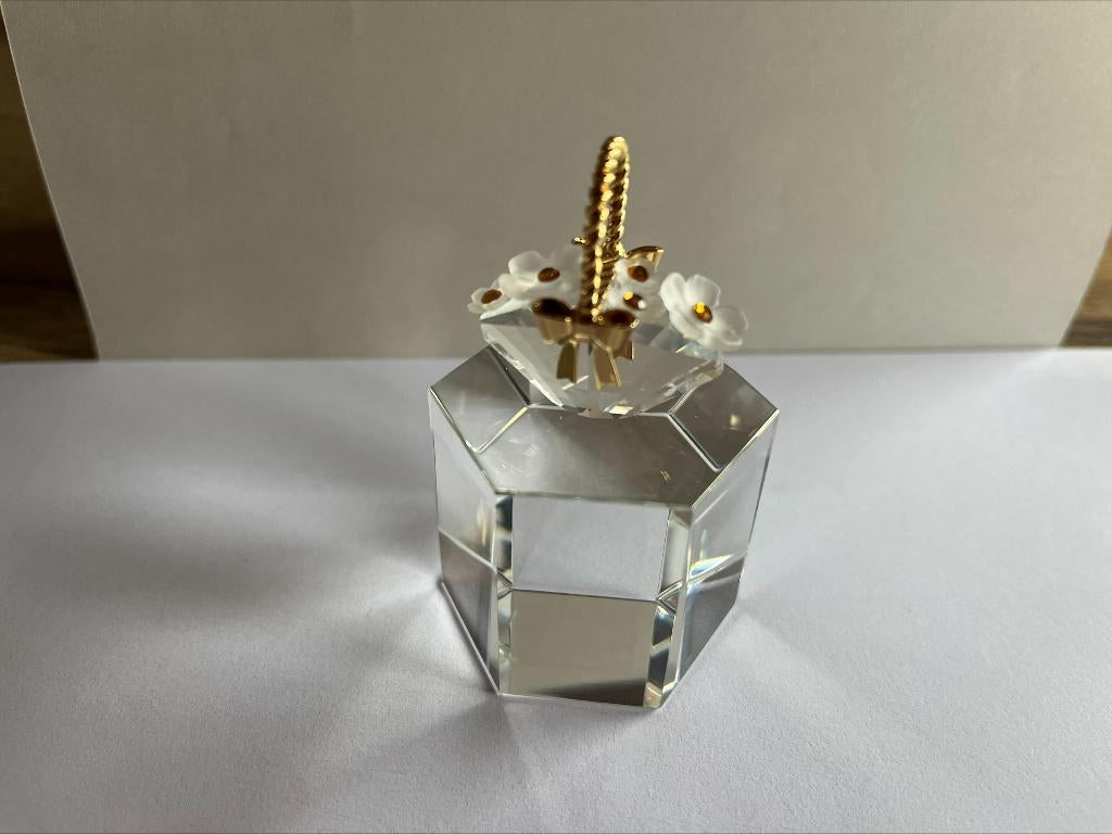 swarovski bloemenmand, Ophalen, Zo goed als nieuw