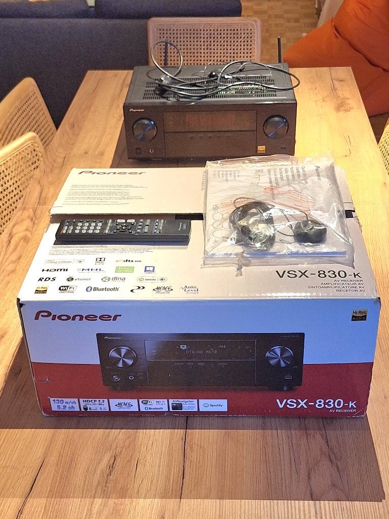 Pioneer vsx-830-k versterker, Audio, Tv en Foto, Versterkers en Ontvangers, Ophalen, Gebruikt, 60 tot 120 watt, Pioneer