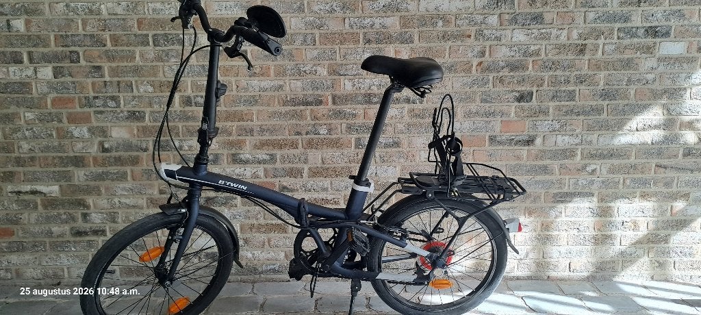 vouwfiets B-Twin, Ophalen