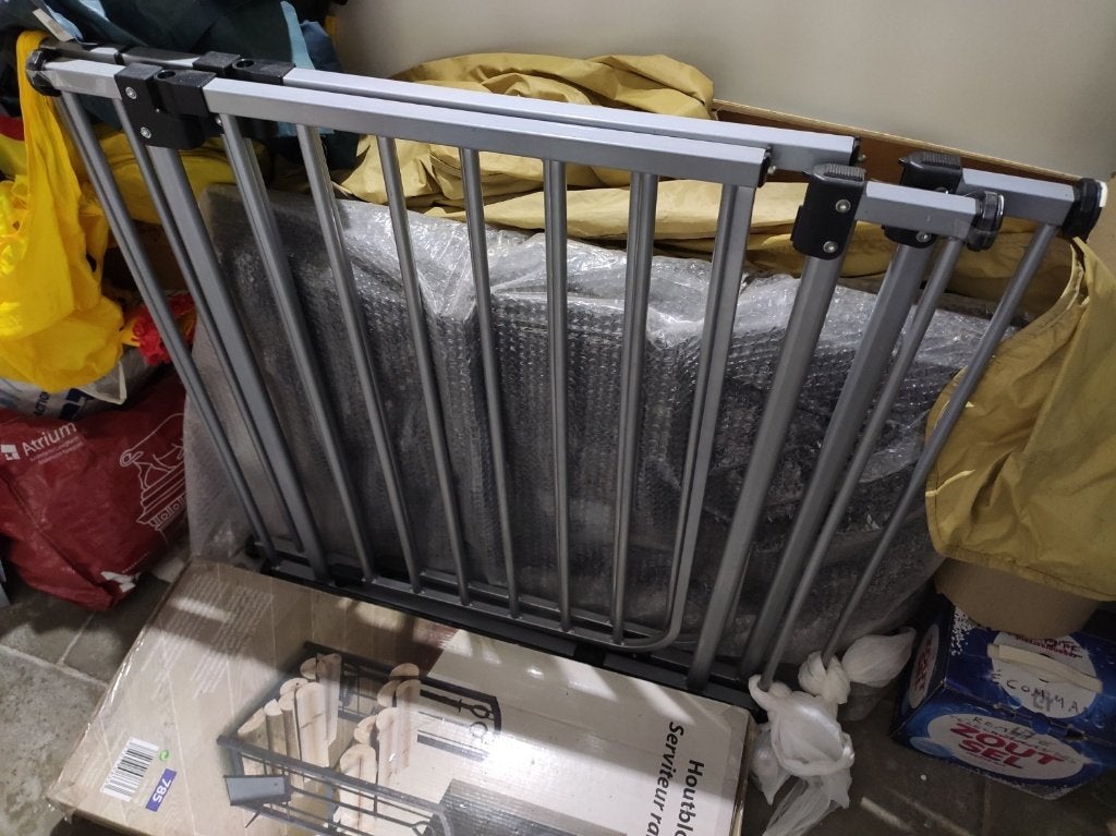 2 traphekjes voor peuters, Kinderen en Baby's, Ophalen, Zo goed als nieuw, Klemhekje, Metaal of IJzer