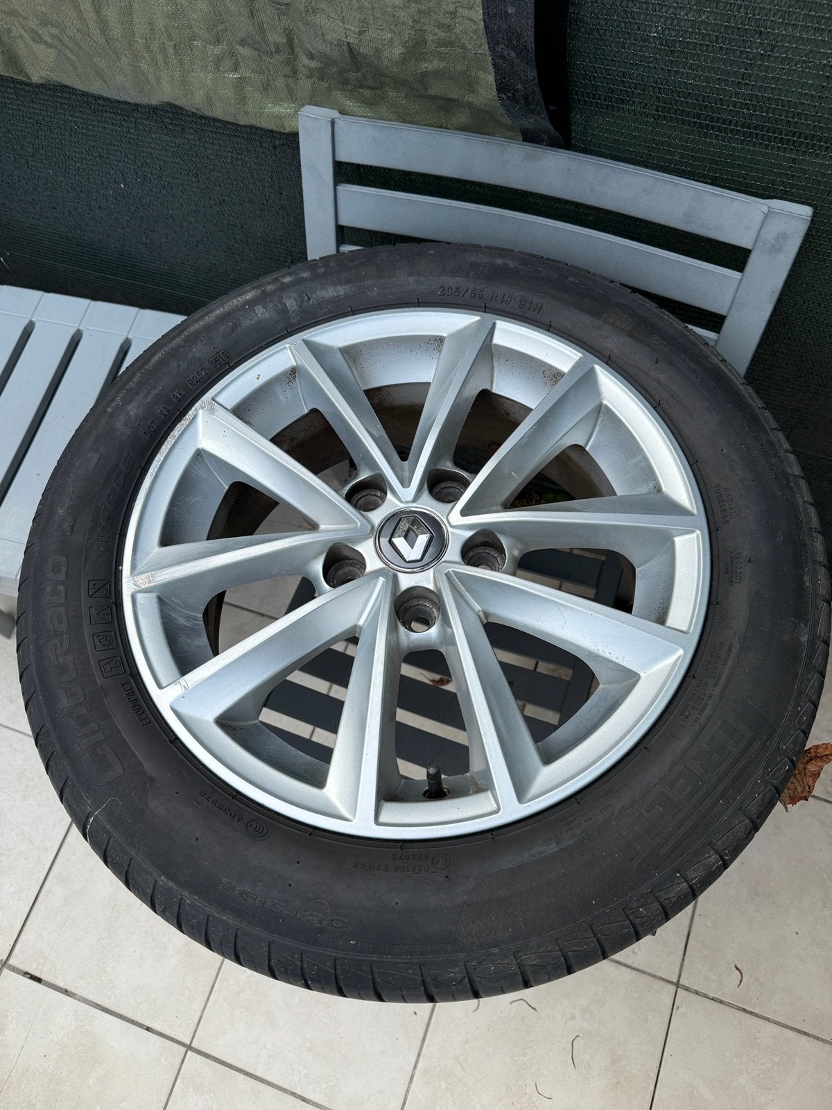 4 jantes Renault R16, Autos : Pièces & Accessoires, Pneus et Jantes, 16 pouces, Pneus été, 205 mm