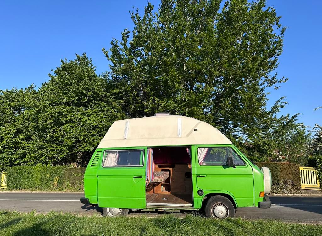 Volkwagen T3 Westfalia 1981 air-cooled, Caravanes & Camping, Camping-cars, Westfalia, Essence, Enlèvement