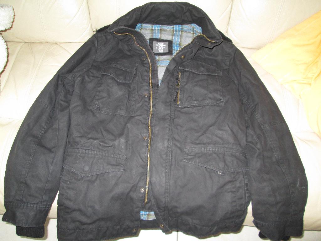 Blouson d'hivers noir matelassé pour hommes Taille M., Kleding | Heren, Jassen | Winter, Ophalen, Maat 48/50 (M), Zwart, Zo goed als nieuw