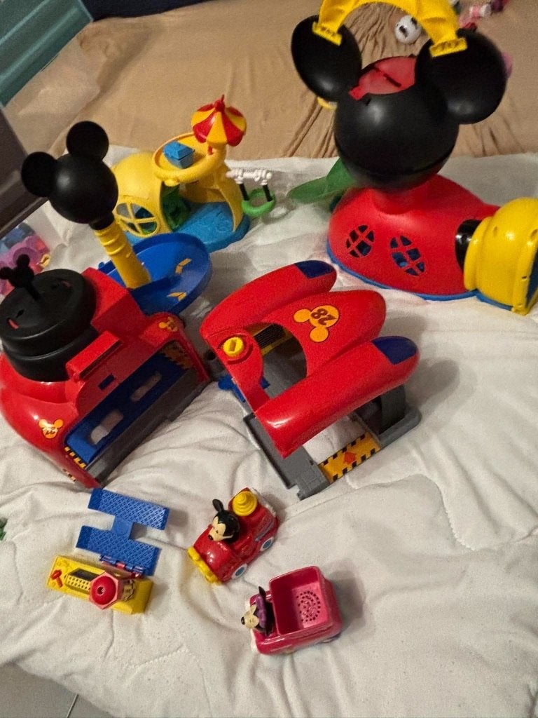 Lot Disney speelgoed, Ophalen, Mickey Mouse, Zo goed als nieuw, Overige typen