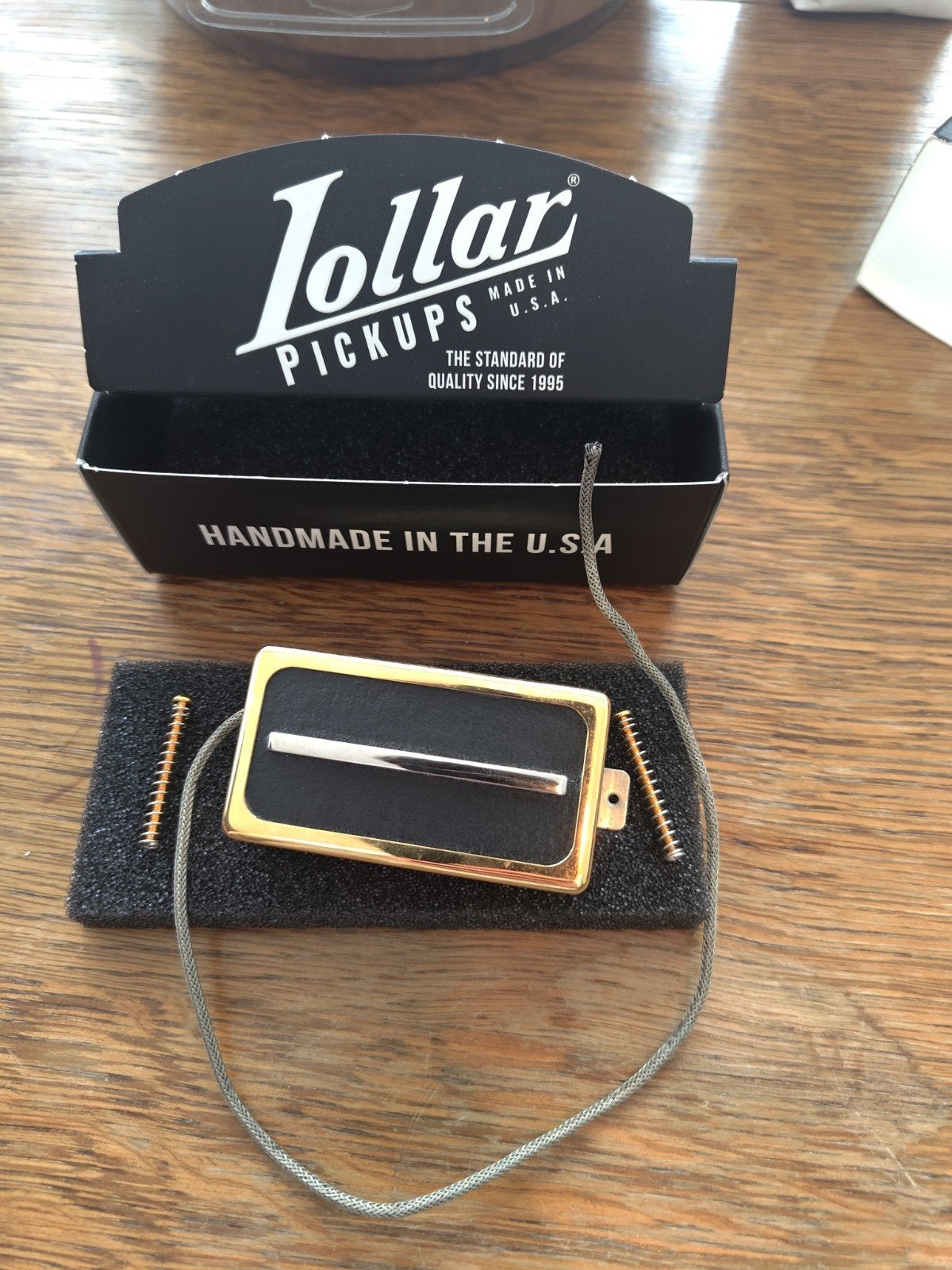 Lollar novel CC gold humbucker, Muziek en Instrumenten, Ophalen of Verzenden, Gebruikt, Elektrische gitaar