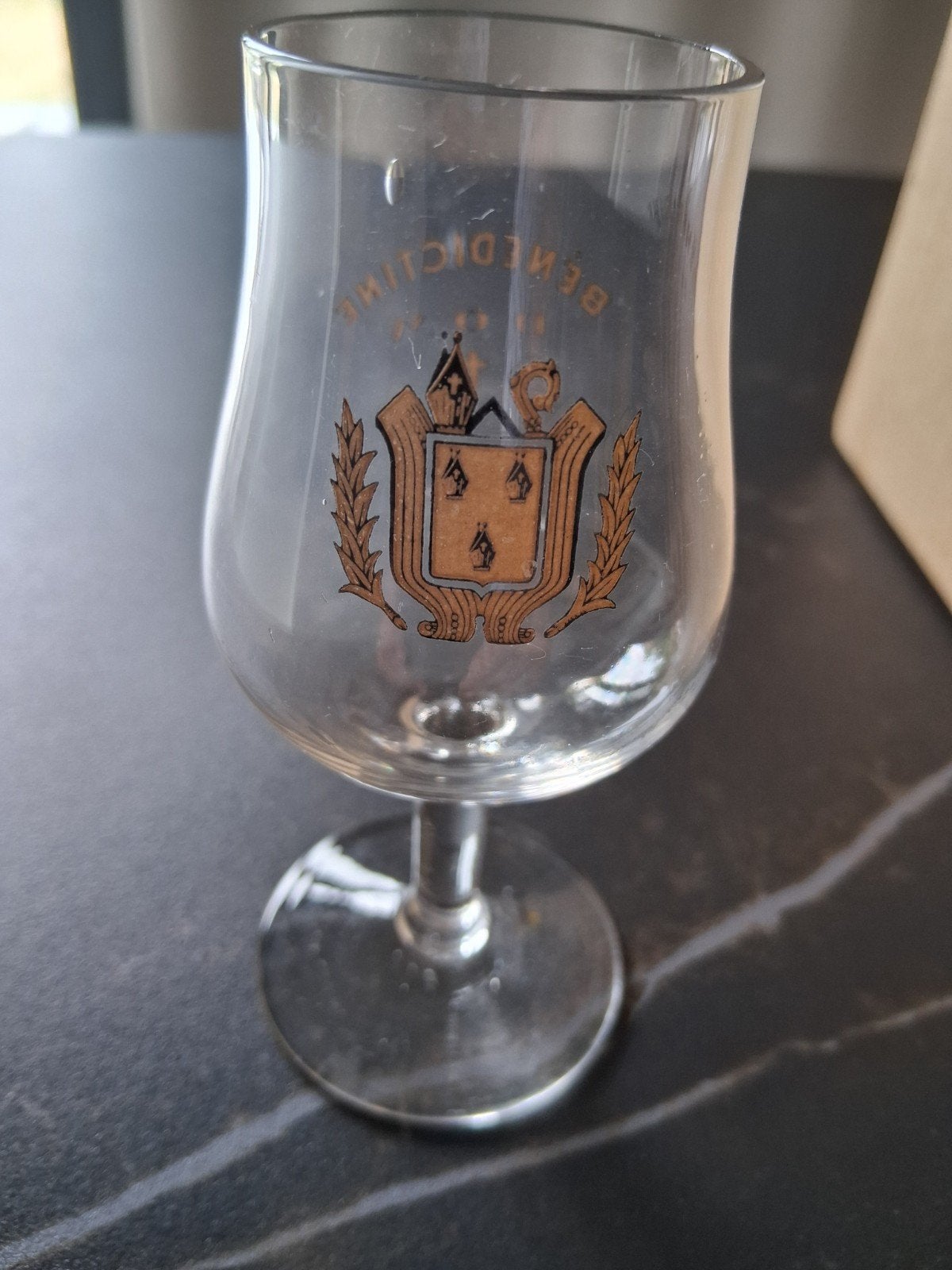 Benedictine glazen 6 suks in doos., Verzamelen, Ophalen of Verzenden