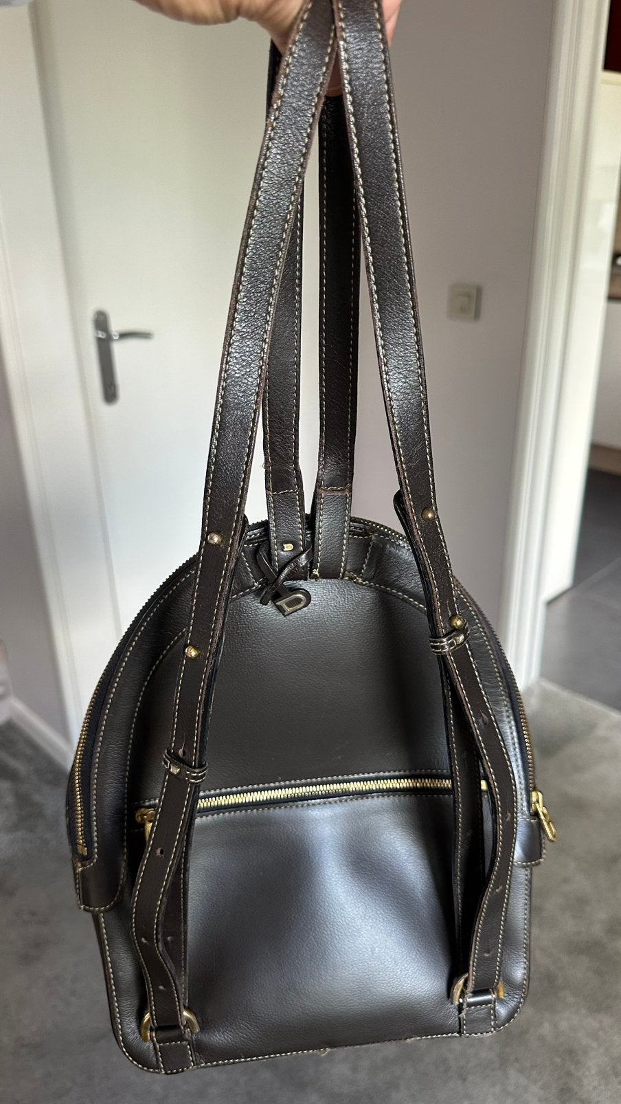 Delvaux Jumping Cafe, Handtassen en Accessoires, Tassen | Damestassen, Gebruikt, Ophalen of Verzenden