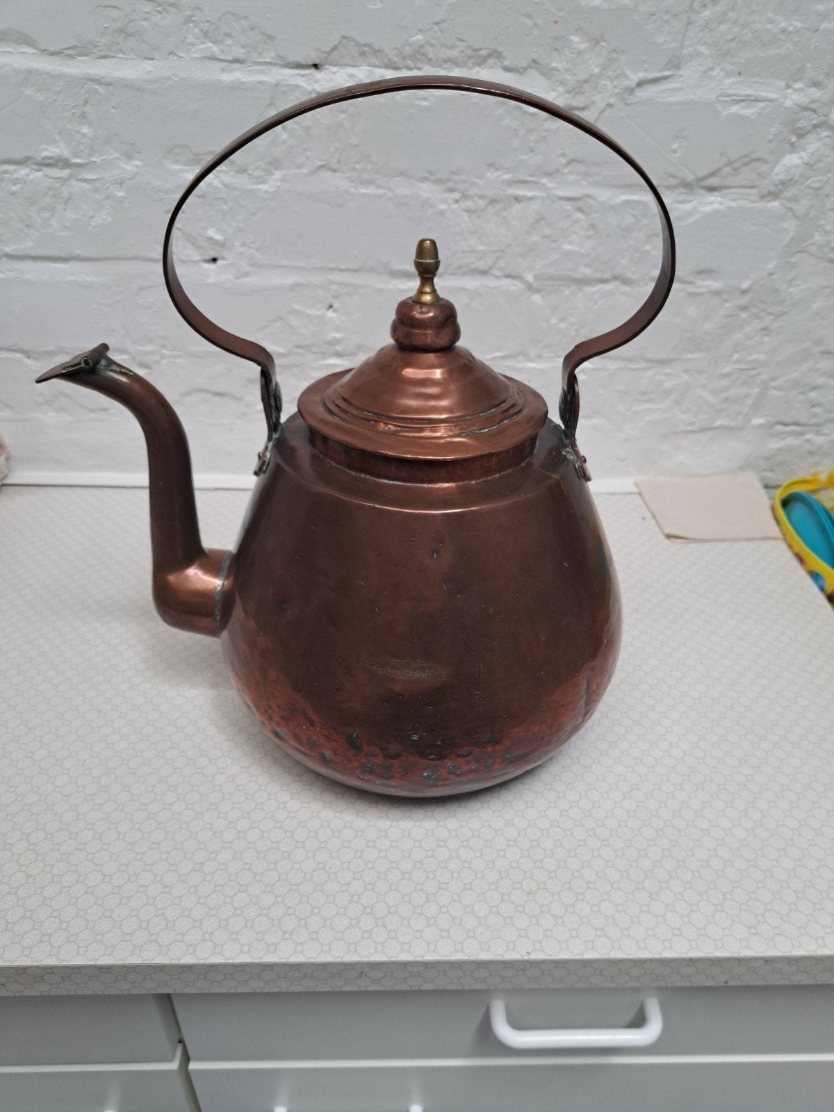 ancienne bouilloire en cuivre, Antiquités & Art, Enlèvement