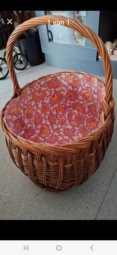 Mand, Huis en Inrichting, Woonaccessoires | Schalen en Manden, Ophalen, Mand