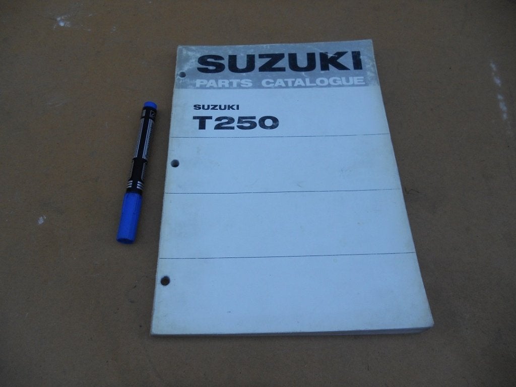 Suzuki T 250 onderdelenboek Parts Catalogue, Motoren, Ophalen, Suzuki