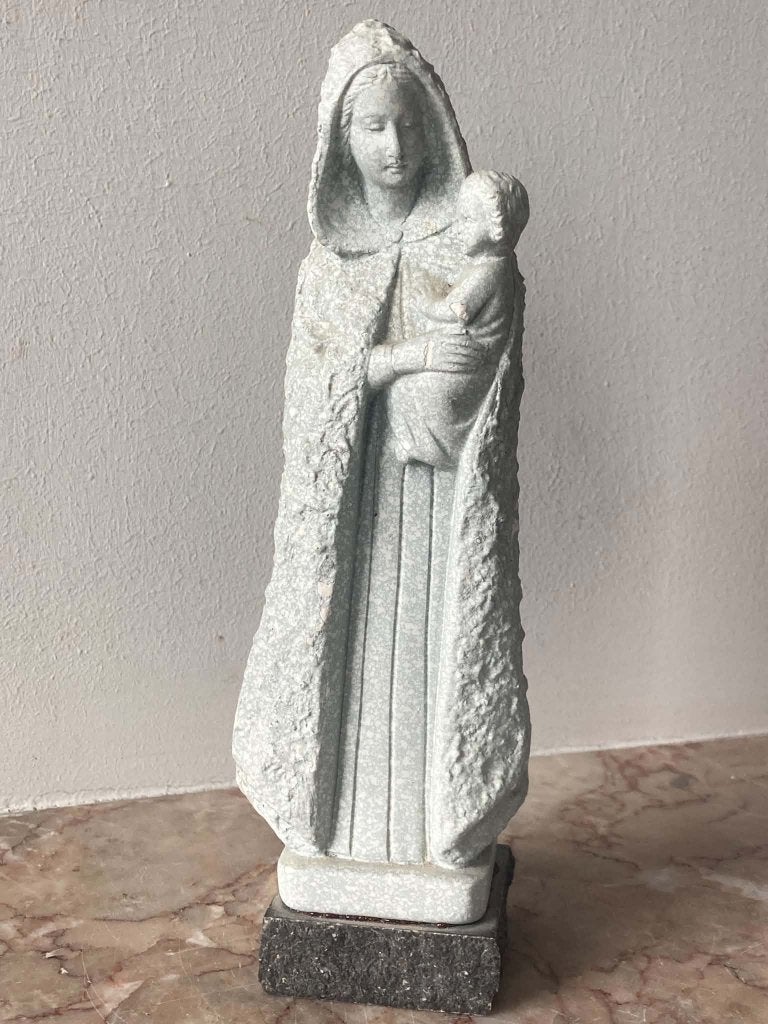 Beeldje Maria met Kind (25 cm), Verzamelen, Ophalen of Verzenden, Zo goed als nieuw, Beeld(je), Christendom | Katholiek