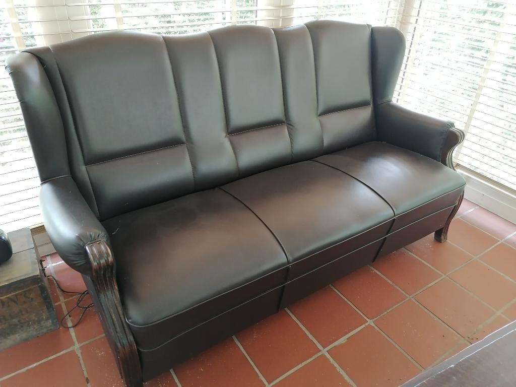 zetel - driezit, Huis en Inrichting, Zetels | Zetels, Ophalen, Gebruikt, Klassiek, 150 tot 200 cm