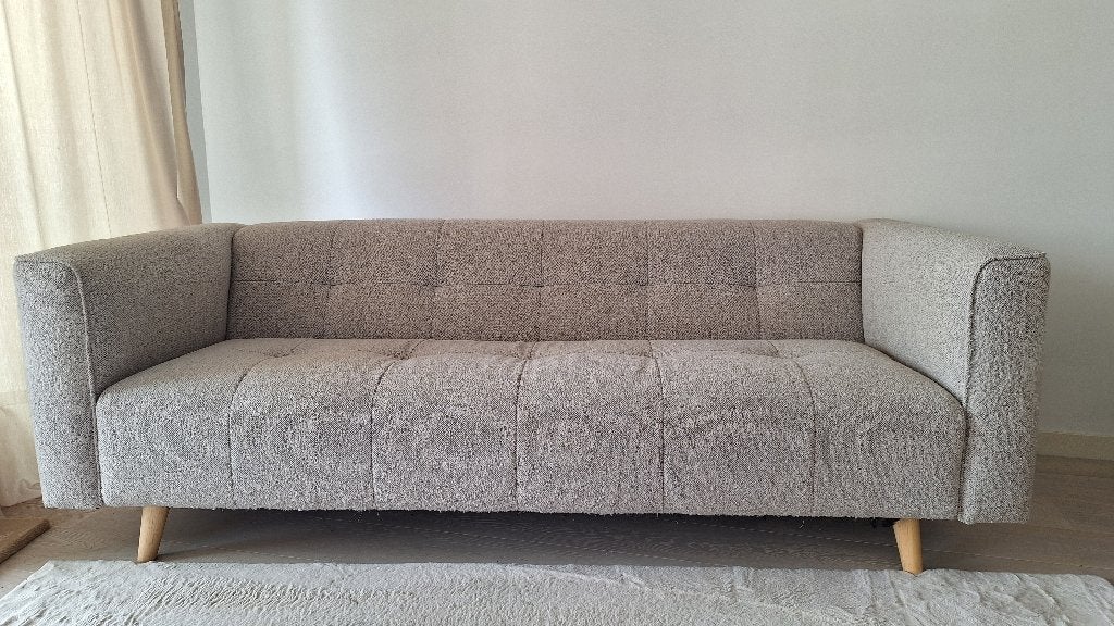 Canapé 3 places, Maison & Meubles, Canapés | Salons, 200 à 250 cm, Banc droit, Enlèvement, Utilisé
