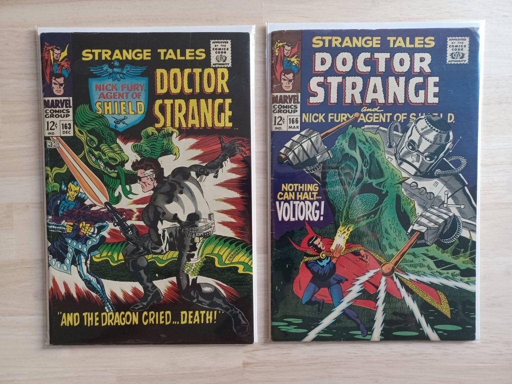 Doctor Strange 1968-1969 (2 comics High Grade), Marvel Comics, Enlèvement ou Envoi, Comme neuf, Plusieurs comics