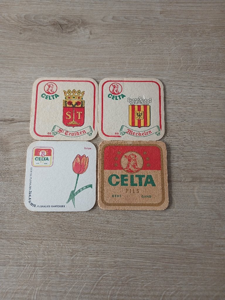 oude bierviltjes celta, Ophalen of Verzenden, Gebruikt, Viltje(s), Overige merken