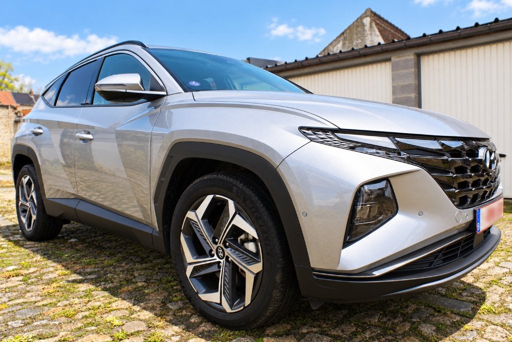 Hyundai Tucson Hybrid Shine | 2024 | Cuir | Attelage de remo, Autos, Hyundai, Cuir, Argent ou Gris, Achat, Euro 6