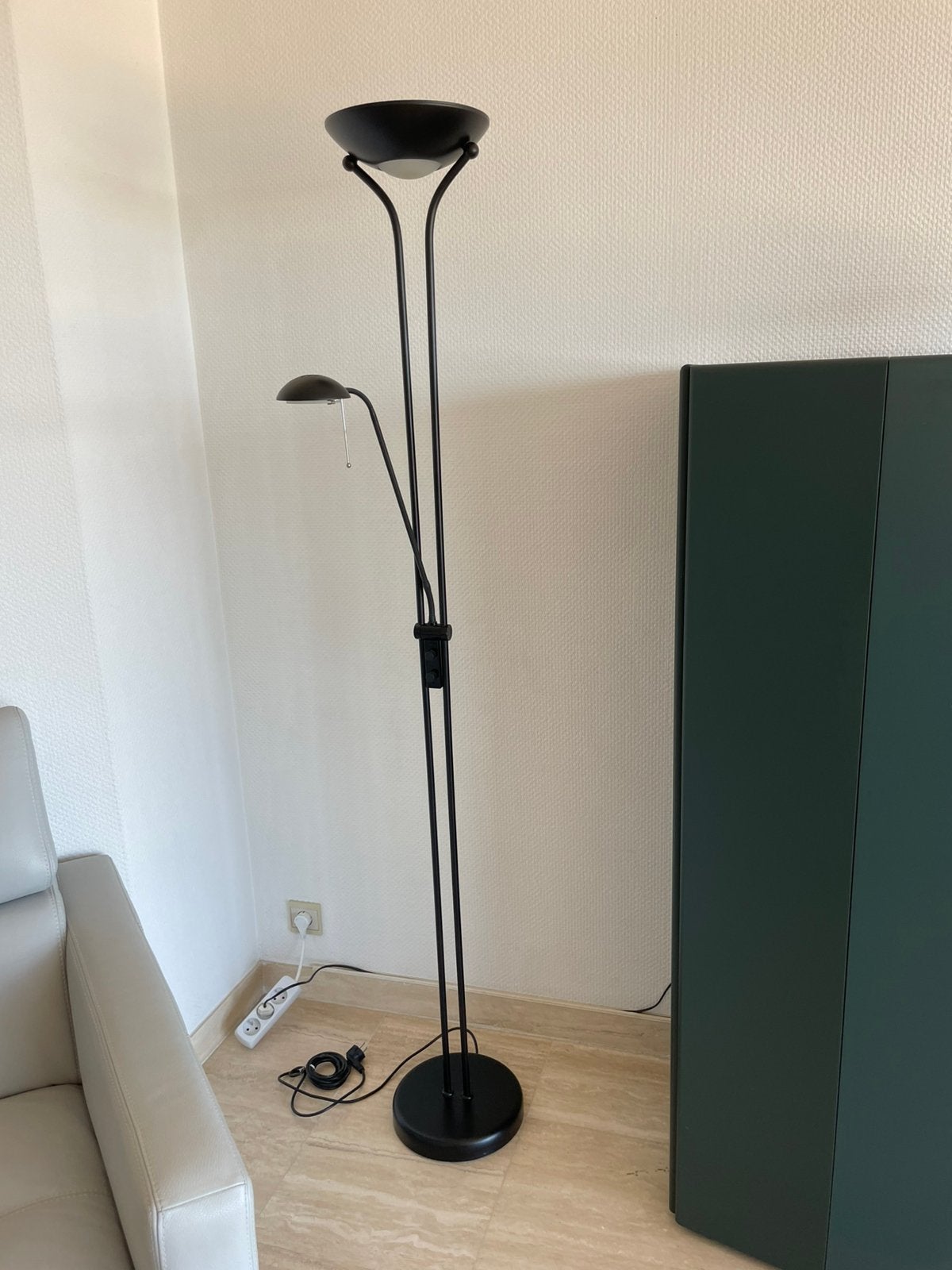Staanlamp, Huis en Inrichting, Ophalen, Zo goed als nieuw, Metaal, 150 tot 200 cm