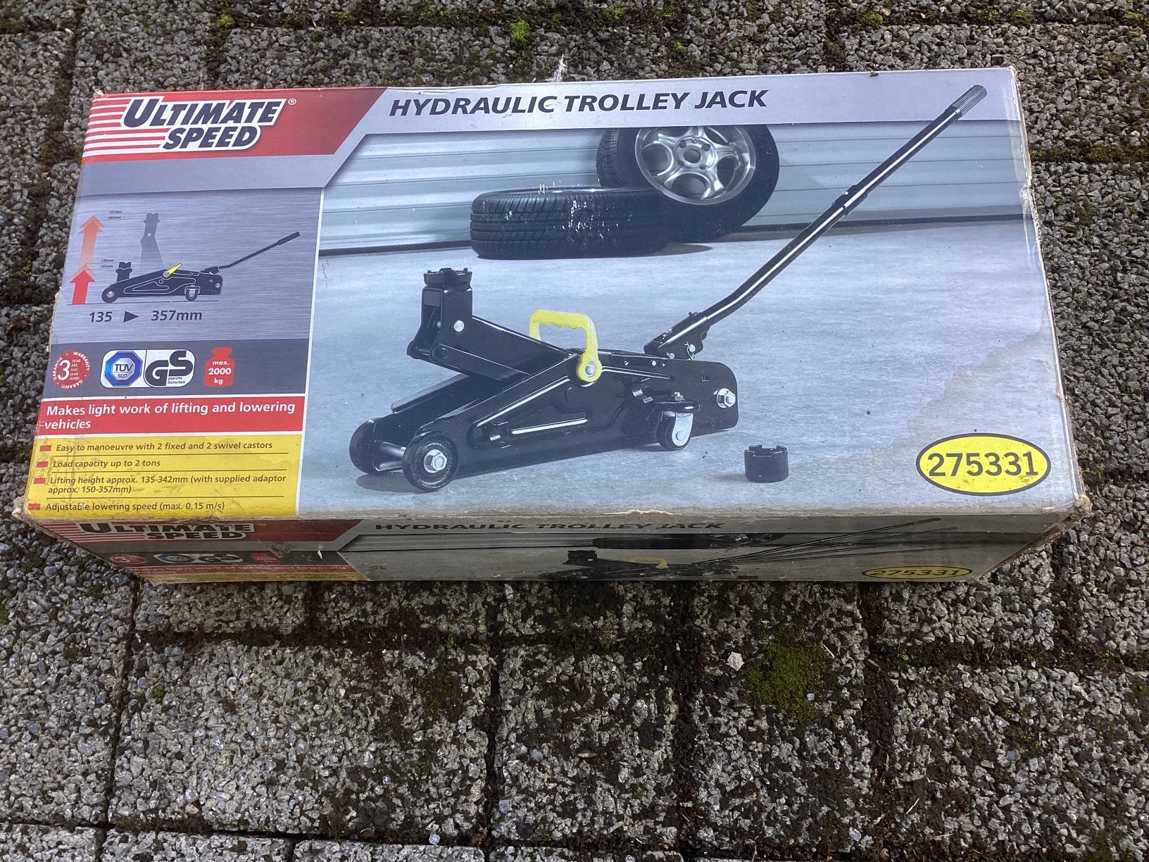 Hydraulische krik, Autos : Divers, Enlèvement, Neuf