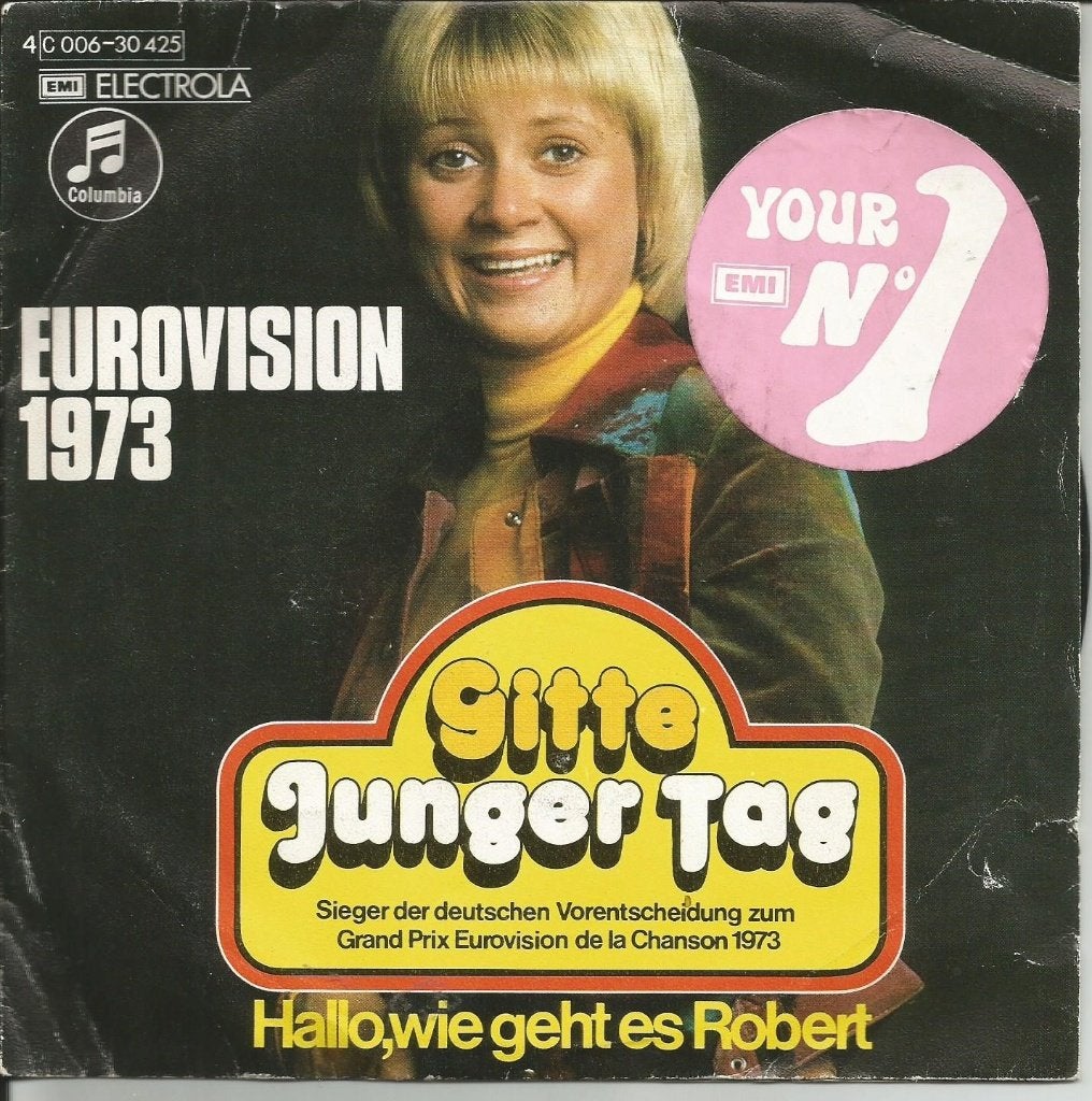 Gitte - Junger Tag   - Eurovision ' 73 -, Cd's en Dvd's, Vinyl Singles, Ophalen of Verzenden, 7 inch, Pop