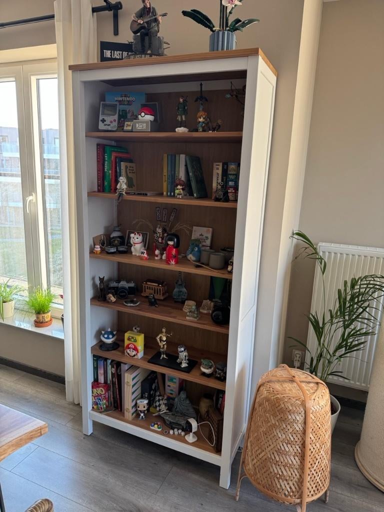 Boekenkast HEMNES IKEA, 25 à 50 cm, Avec tablette(s), Comme neuf, 50 à 100 cm